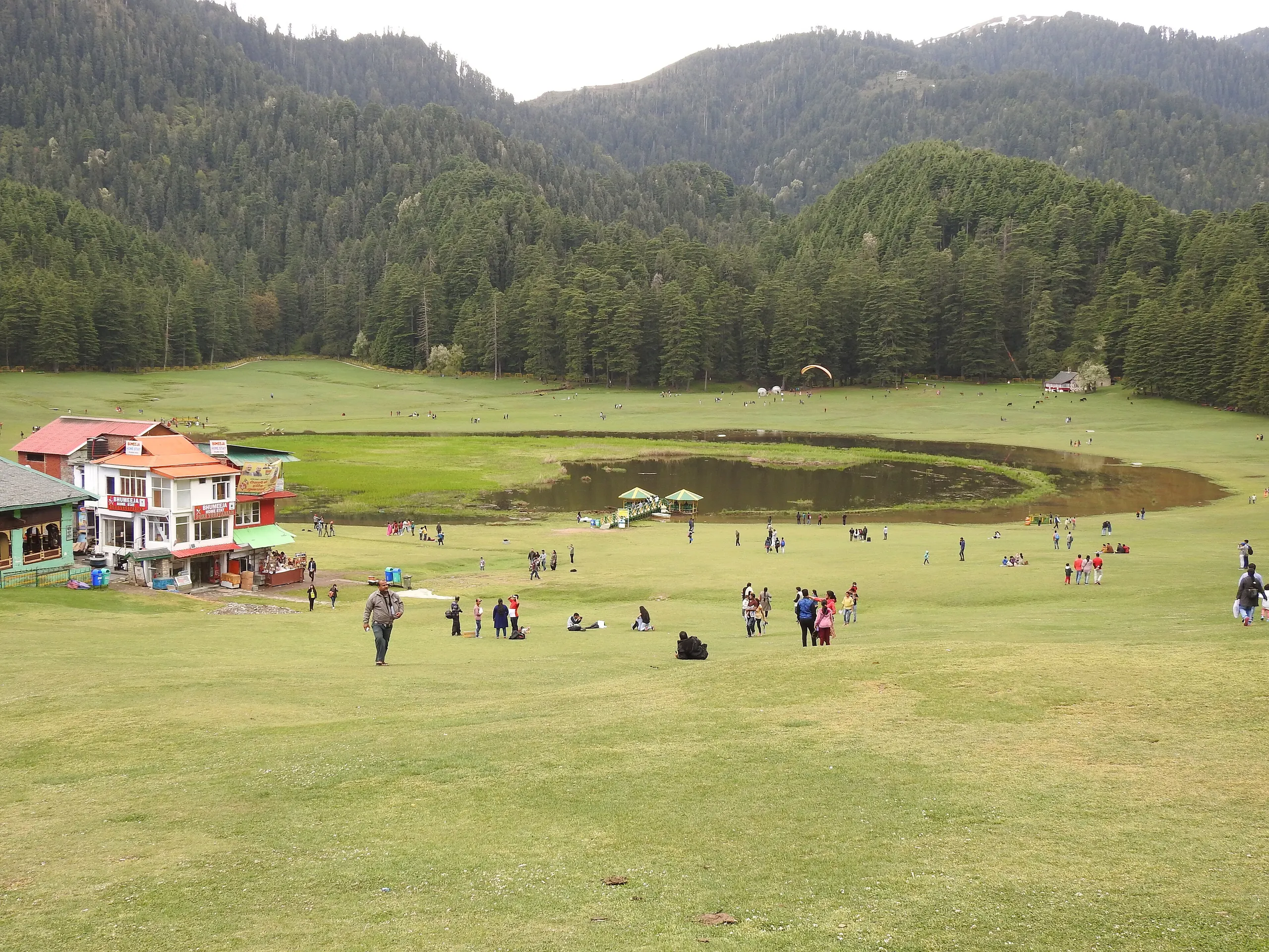 Dalhousie — A view of Khajjiar ,Chamba,Himachal Pradesh