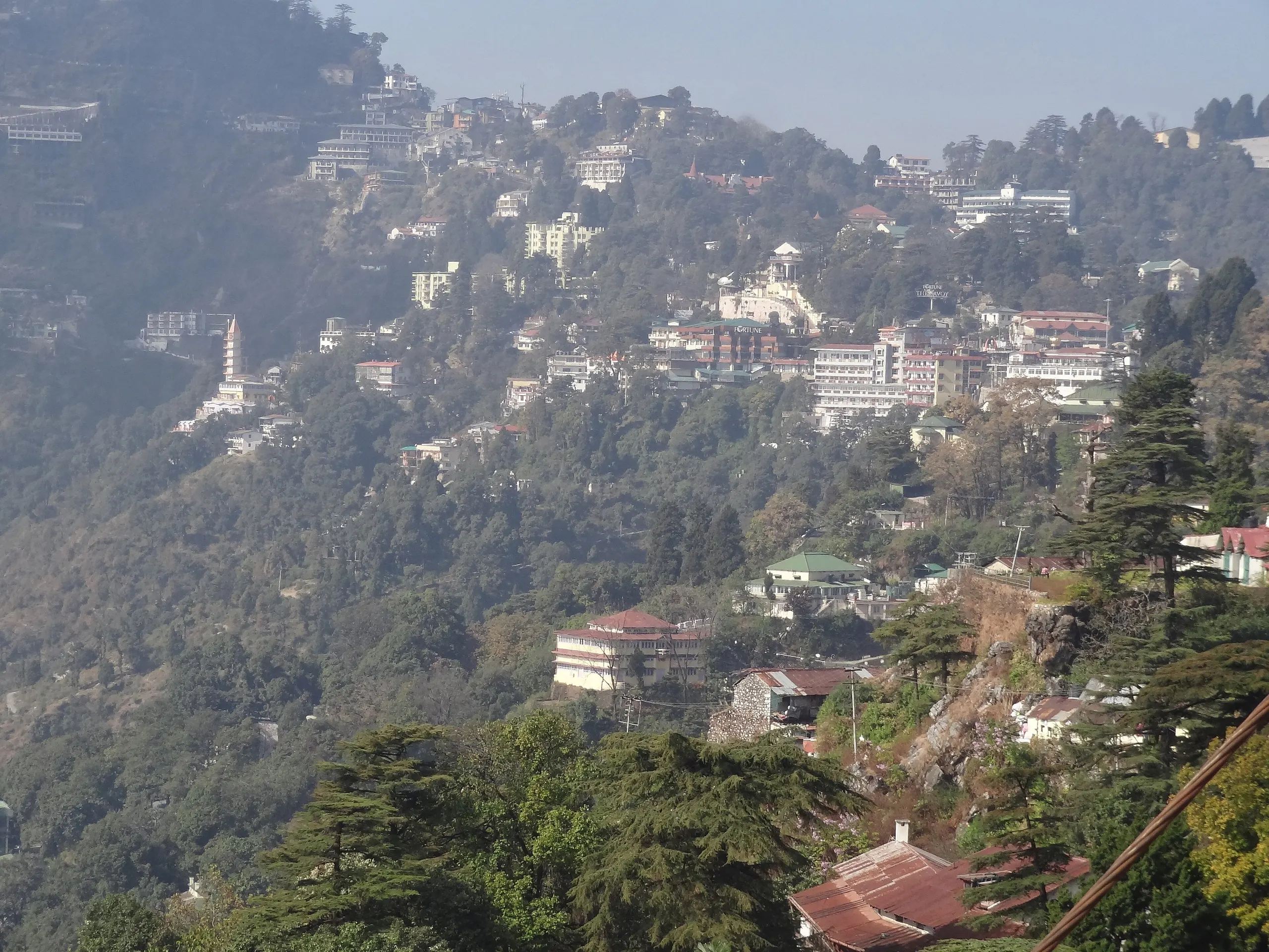 Mussoorie — Mussoorie view from Mall road 09