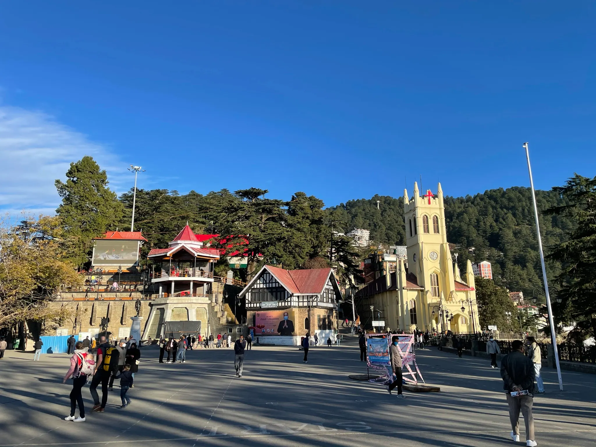 Arrive in Shimla — The Ridge, Shimla